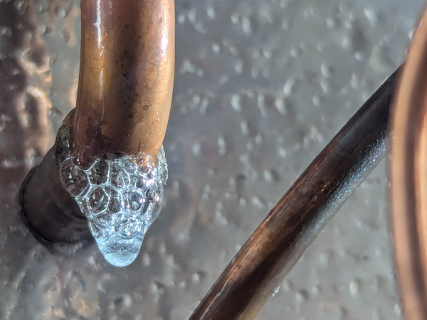 Refrigerant leak repair in HVAC system